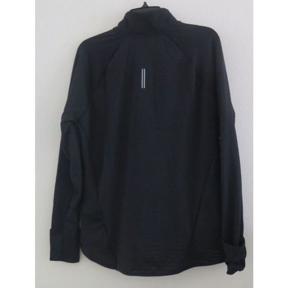 Nike DD6799 010 Women's Sz L Black Therma-FIT Element 1/2-Zip Running Jacket $85 - Picture 2 of 9